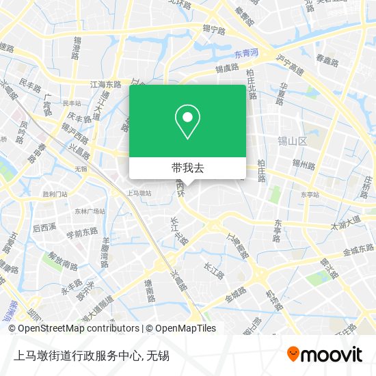 上马墩街道行政服务中心地图