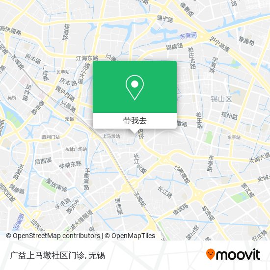 广益上马墩社区门诊地图