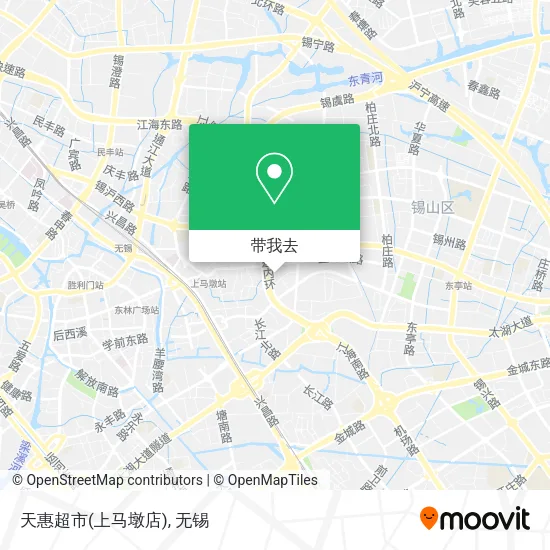 天惠超市(上马墩店)地图