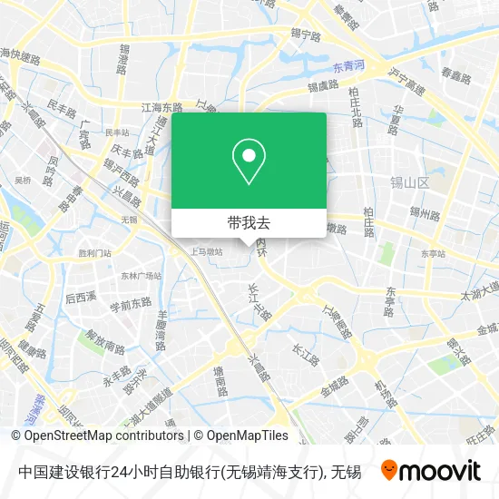 中国建设银行24小时自助银行(无锡靖海支行)地图