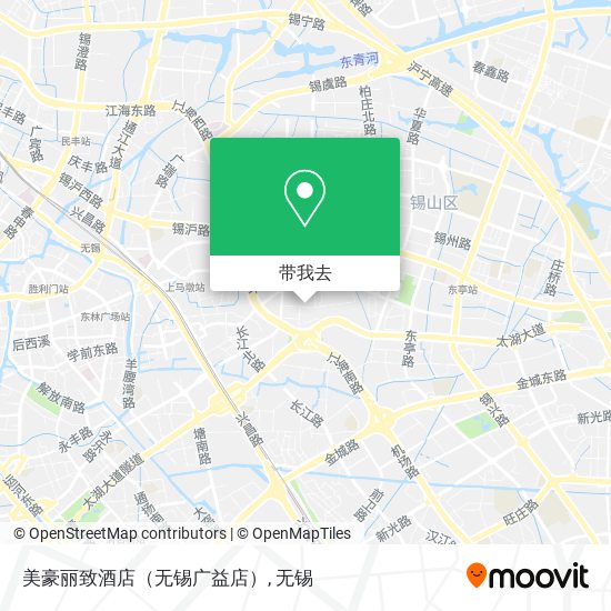 美豪丽致酒店（无锡广益店）地图