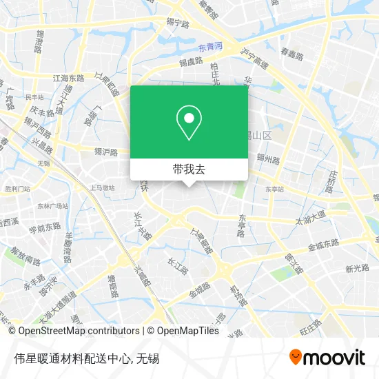 伟星暖通材料配送中心地图