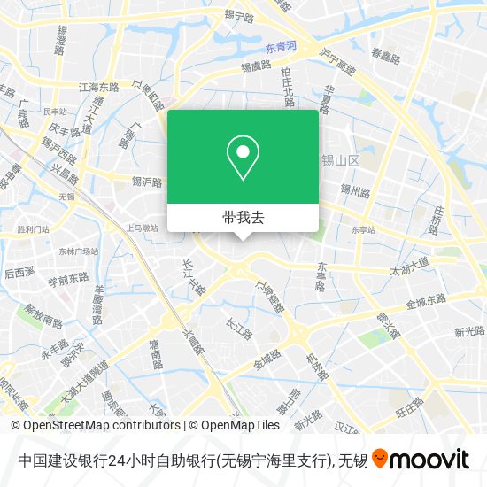 中国建设银行24小时自助银行(无锡宁海里支行)地图