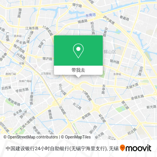 中国建设银行24小时自助银行(无锡宁海里支行)地图