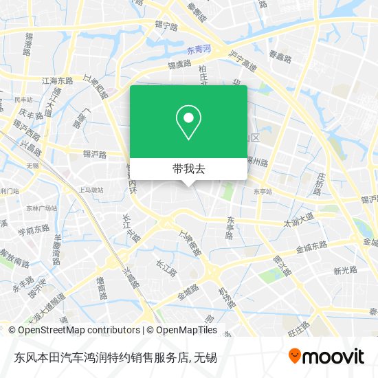东风本田汽车鸿润特约销售服务店地图
