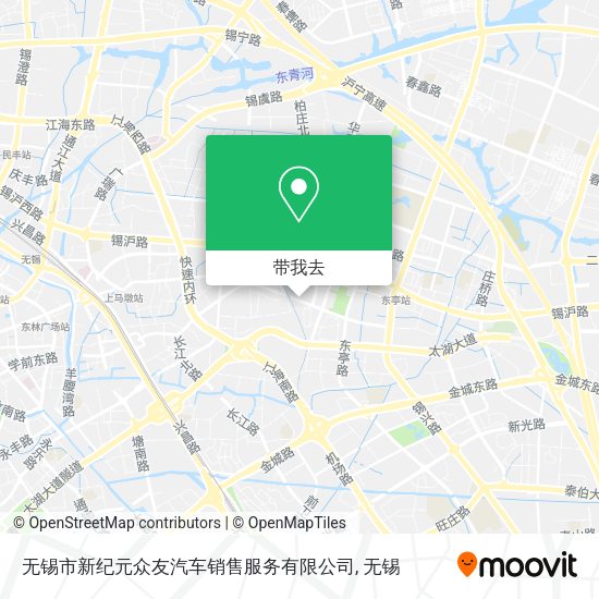 无锡市新纪元众友汽车销售服务有限公司地图