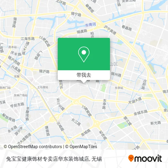兔宝宝健康饰材专卖店华东装饰城店地图