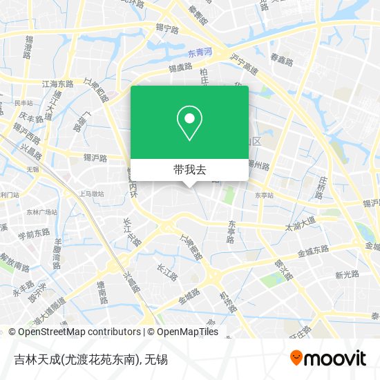 吉林天成(尤渡花苑东南)地图