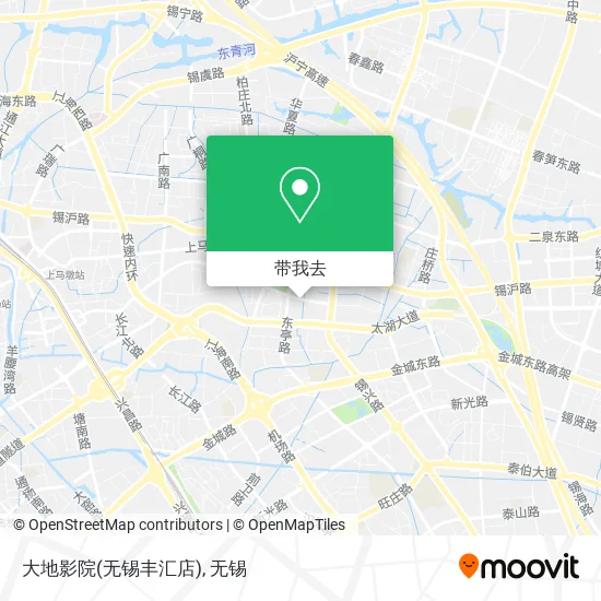 大地影院(无锡丰汇店)地图