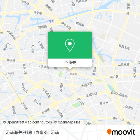无锡海关驻锡山办事处地图