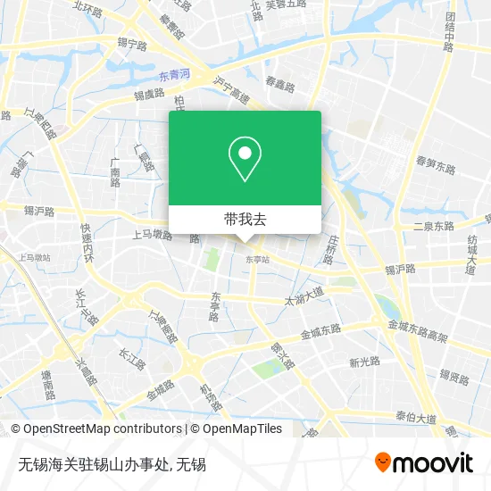 无锡海关驻锡山办事处地图