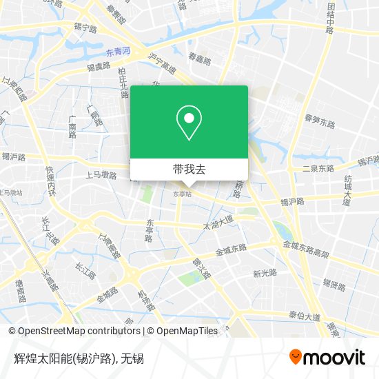 辉煌太阳能(锡沪路)地图