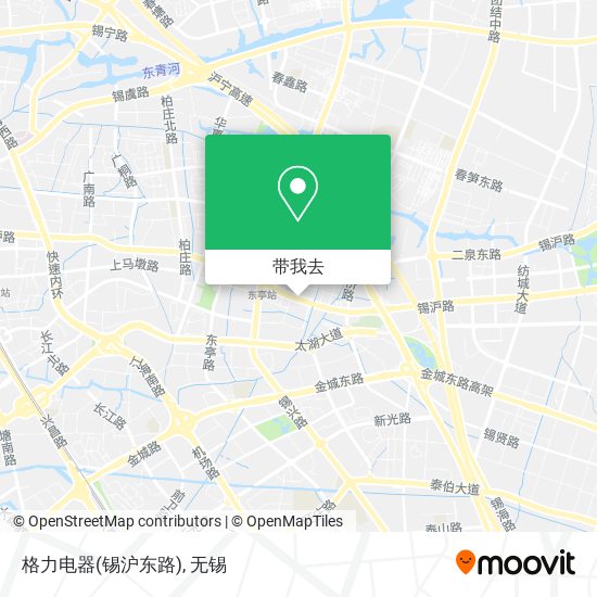 格力电器(锡沪东路)地图