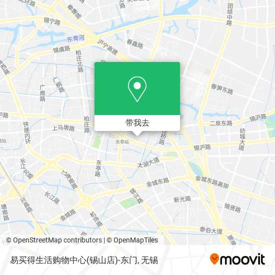 易买得生活购物中心(锡山店)-东门地图