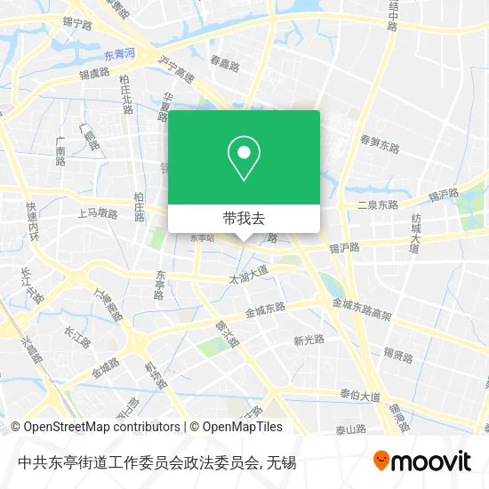 中共东亭街道工作委员会政法委员会地图