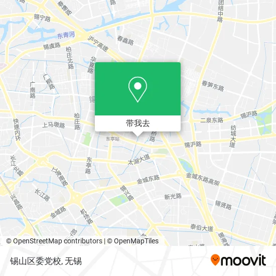 锡山区委党校地图