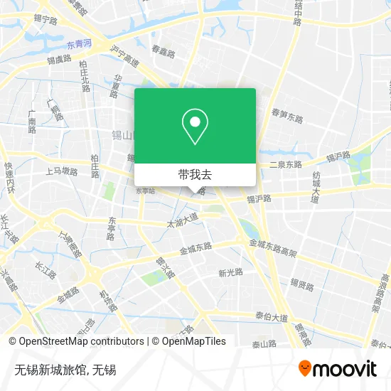 无锡新城旅馆地图