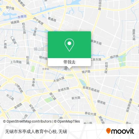 无锡市东亭成人教育中心校地图