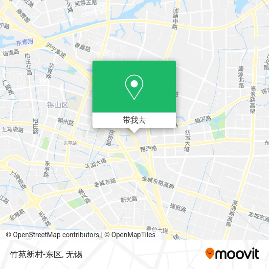竹苑新村-东区地图