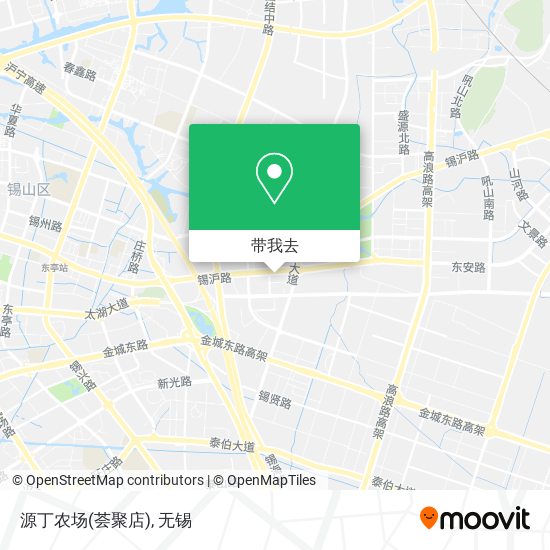 源丁农场(荟聚店)地图