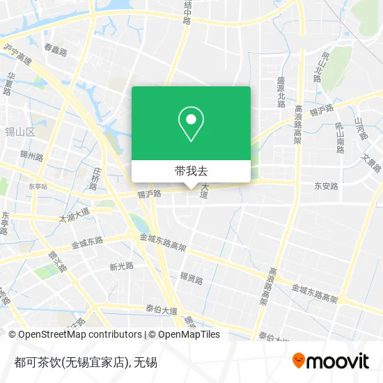 都可茶饮(无锡宜家店)地图