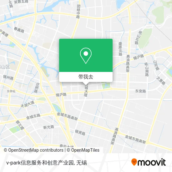 v-park信息服务和创意产业园地图