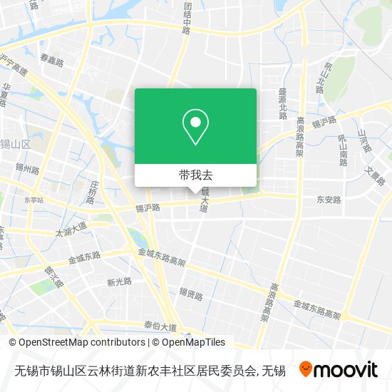 无锡市锡山区云林街道新农丰社区居民委员会地图