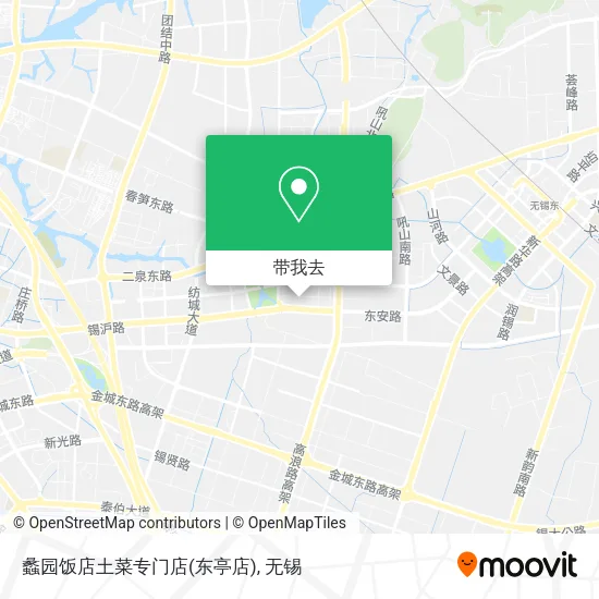 蠡园饭店土菜专门店(东亭店)地图