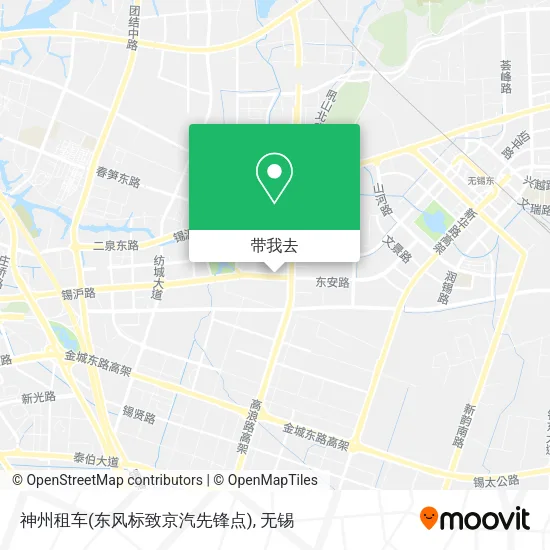 神州租车(东风标致京汽先锋点)地图