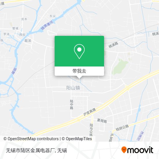 无锡市陆区金属电器厂地图