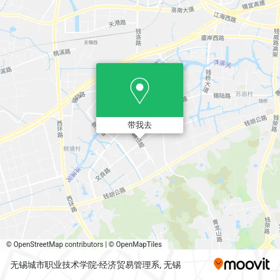 无锡城市职业技术学院-经济贸易管理系地图