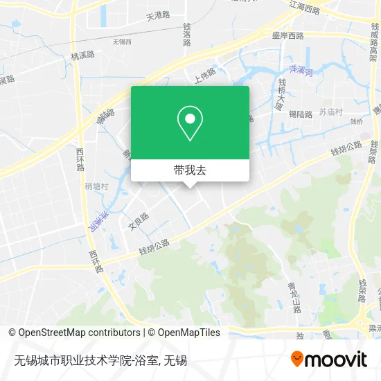 无锡城市职业技术学院-浴室地图