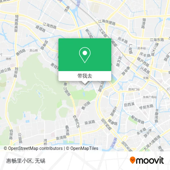 惠畅里小区地图