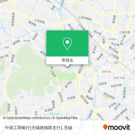 中国工商银行(无锡惠钱路支行)地图