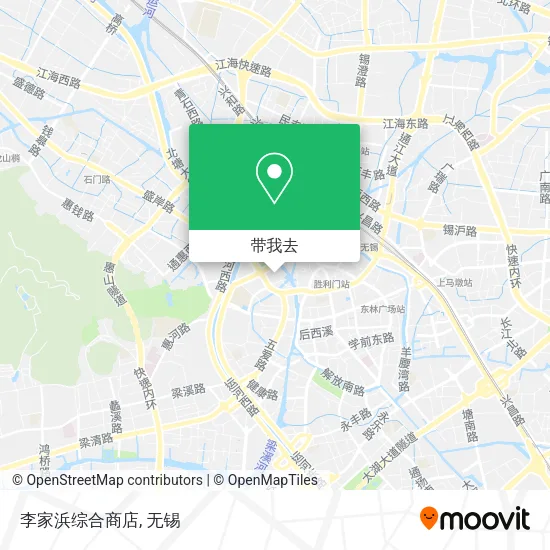 李家浜综合商店地图