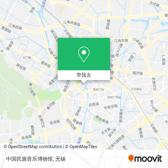 中国民族音乐博物馆地图