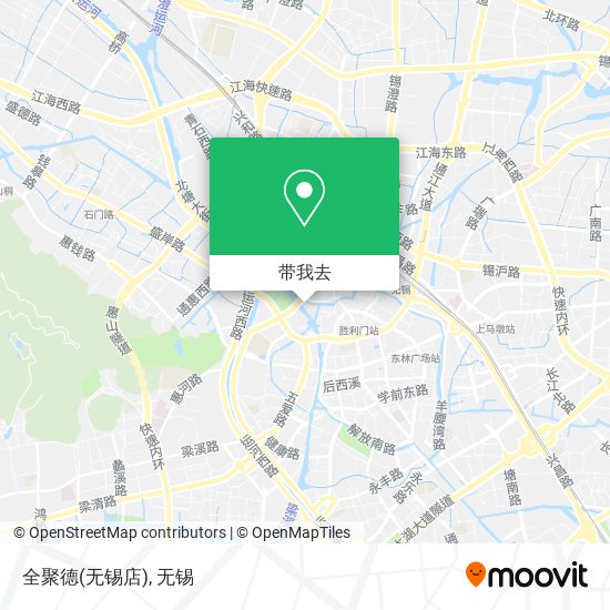全聚德(无锡店)地图