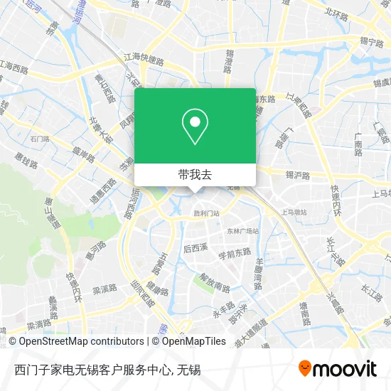 西门子家电无锡客户服务中心地图