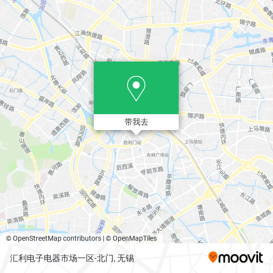 汇利电子电器市场一区-北门地图