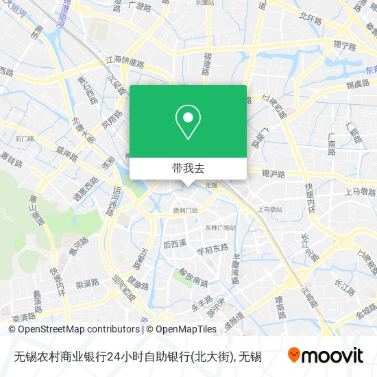 无锡农村商业银行24小时自助银行(北大街)地图