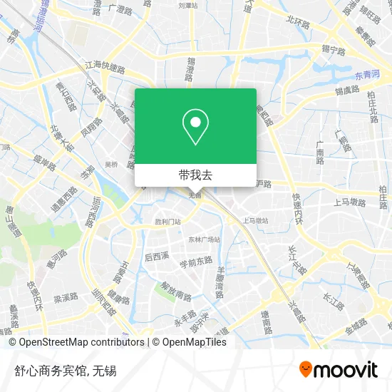 舒心商务宾馆地图