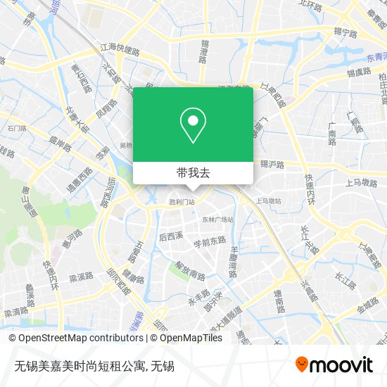 无锡美嘉美时尚短租公寓地图