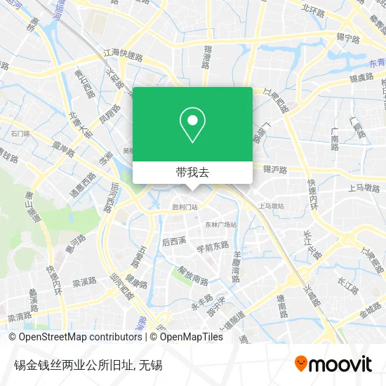锡金钱丝两业公所旧址地图