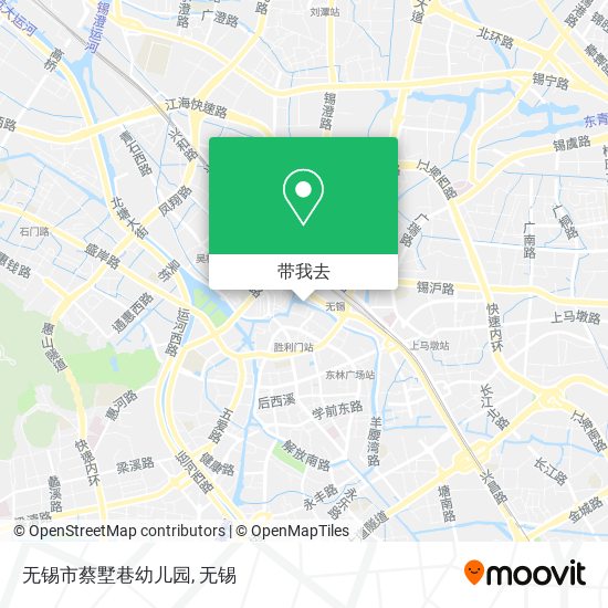 无锡市蔡墅巷幼儿园地图