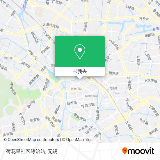 荷花里社区综治站地图