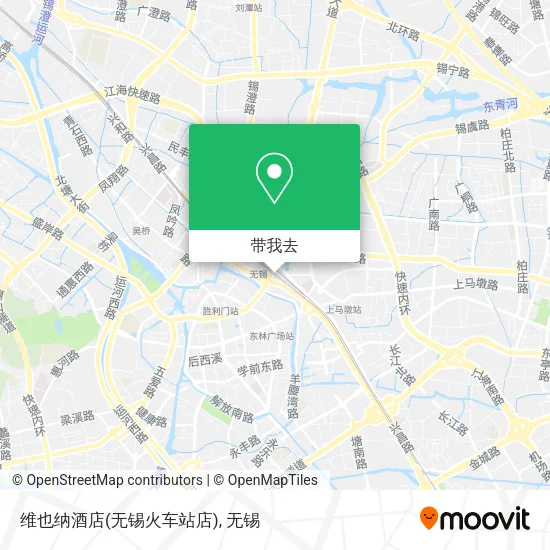 维也纳酒店(无锡火车站店)地图