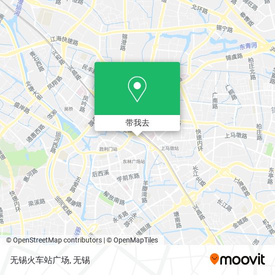 无锡火车站广场地图