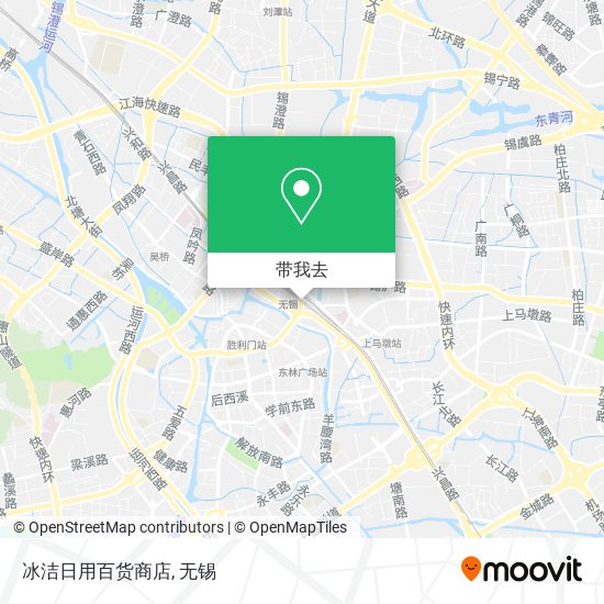 冰洁日用百货商店地图