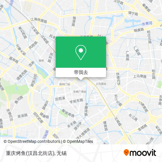 重庆烤鱼(汉昌北街店)地图