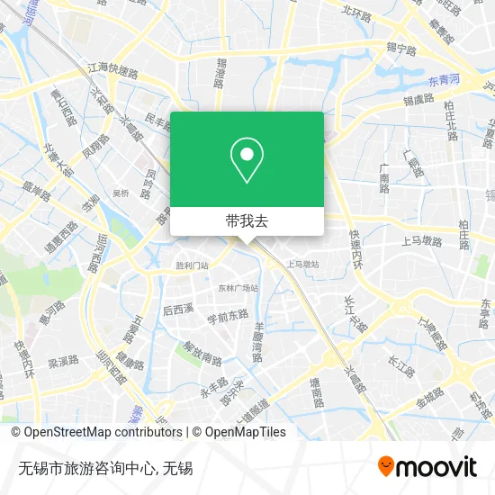 无锡市旅游咨询中心地图